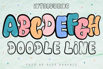 Doodle Line Font: Creative Typography for Your Projects