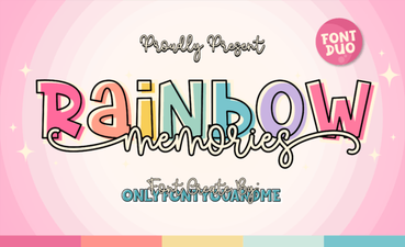 A Creative Typeface for Nostalgic Designs