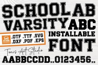 School Varsity Font Design Tips & Project Ideas