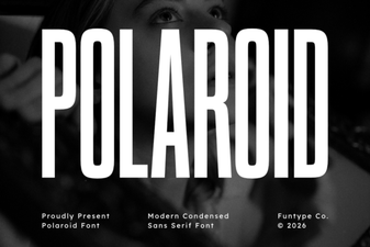 Polaroid Fonts for Creative Retro Projects