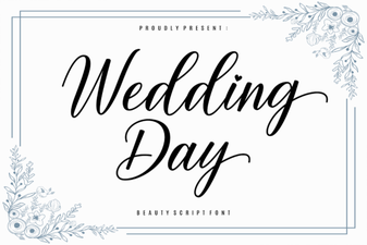 Wedding Fonts to Make Your Day Unforgettable