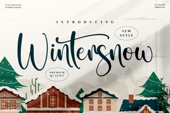Wintersnow Font: Elegant Design for Modern Projects